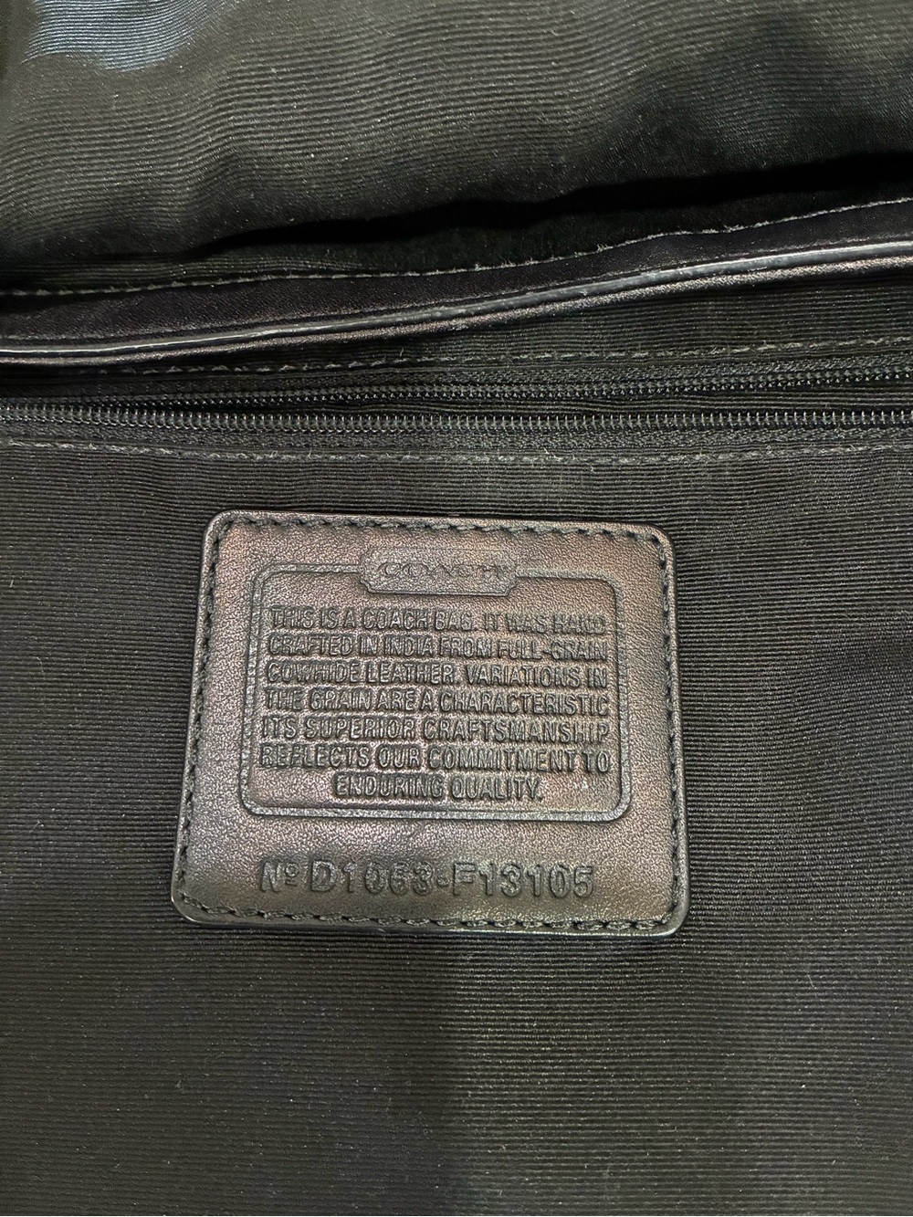 Black Shoulder Bag with Silver Buckle & Hangtag - Picture 10 of 13